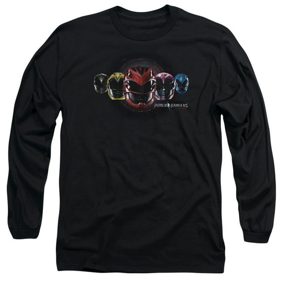 Power Rangers - Head Group - Long Sleeve Shirt - Small