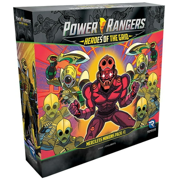 Power Rangers Heroes of the Grid: Merciless Minions Pack #1 - Expansion to Heroes of the Grid. 2-5 Players, Ages 14+, 45-60 Min Game Play