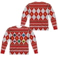 thumbnail image 1 of Power Rangers - Ho Ho Power Rangers (Front/Back Print) - Regular Fit Long Sleeve Shirt - XX-Large, 1 of 2
