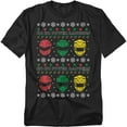 thumbnail image 1 of Power Rangers Ho Ho Power Rangers Ugly Christmas Unisex Adult T Shirt, 1 of 7