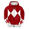 thumbnail image 1 of Power Rangers Hooded Costume Sweatshirt, 1 of 1