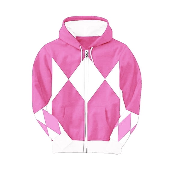Power Rangers Printmaking Power Rangers by Hybrid Apparel Hooded Sweatshirt, Green - Walmart.com