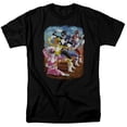 thumbnail image 1 of Power Rangers Impressionist Rangers Adult 18/1 T-Shirt Black, 1 of 1