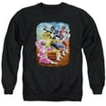 thumbnail image 1 of Power Rangers - Impressionist Rangers - Crewneck Sweatshirt - XXX-Large, 1 of 2