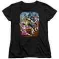 thumbnail image 1 of Power Rangers - Impressionist Rangers - Women's Short Sleeve Shirt - Small, 1 of 2