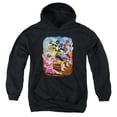 thumbnail image 1 of Power Rangers - Impressionist Rangers - Youth Hooded Sweatshirt - Large, 1 of 2