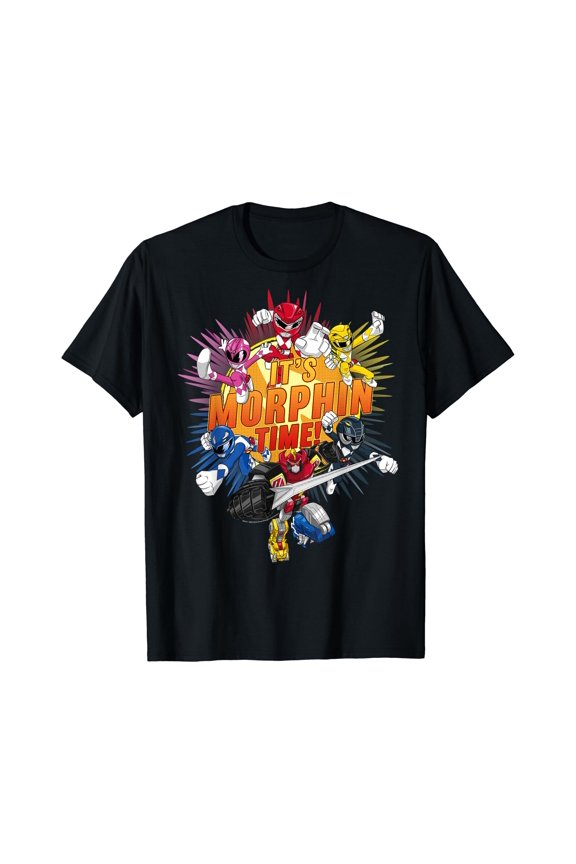 Power Rangers It's Morphin Time Comic T-Shirt, Unisex T-Shirt
