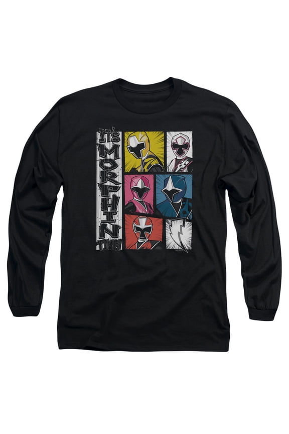 Power Rangers - Its Morphin Time - Long Sleeve Shirt - Medium