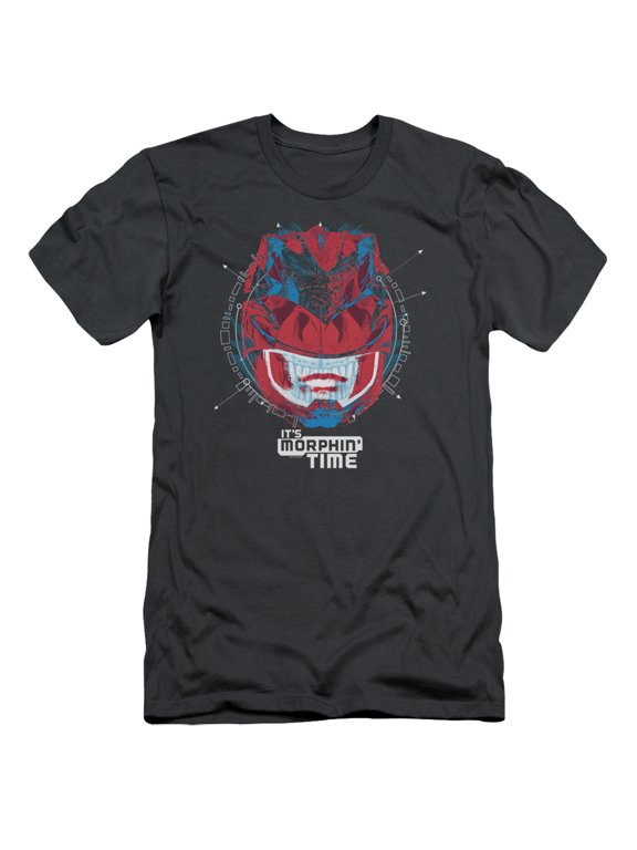 Power Rangers - Its Morphin Time - Premium Slim Fit Short Sleeve Shirt - Small