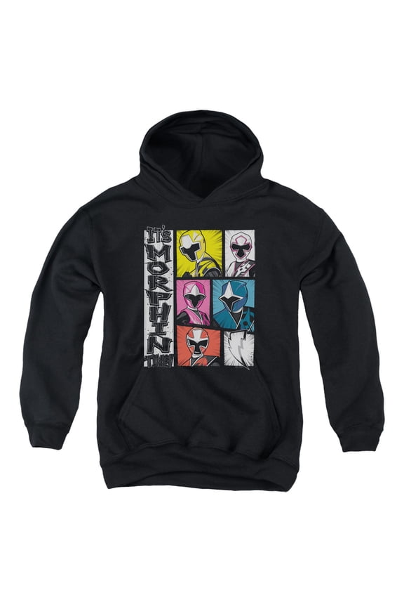Power Rangers - Its Morphin Time - Youth Hooded Sweatshirt - Large