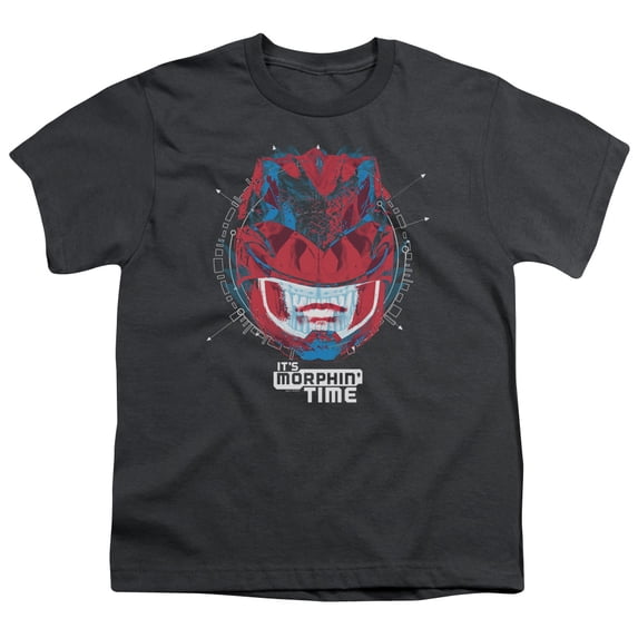 Power Rangers - Its Morphin Time - Youth Short Sleeve Shirt - Medium