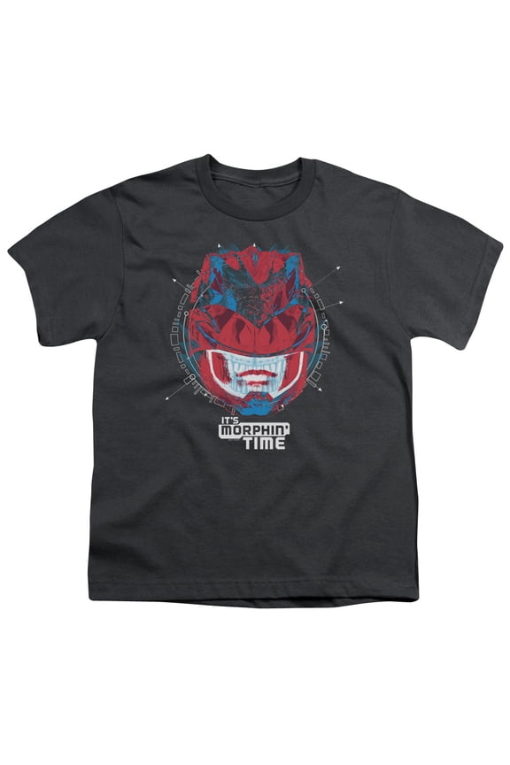 Power Rangers - Its Morphin Time - Youth Short Sleeve Shirt - Small