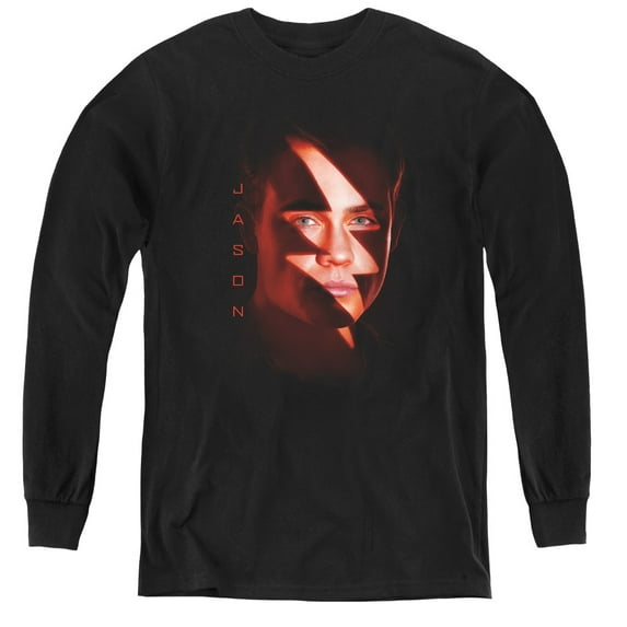 Power Rangers - Jason Bolt - Youth Long Sleeve Shirt - Small