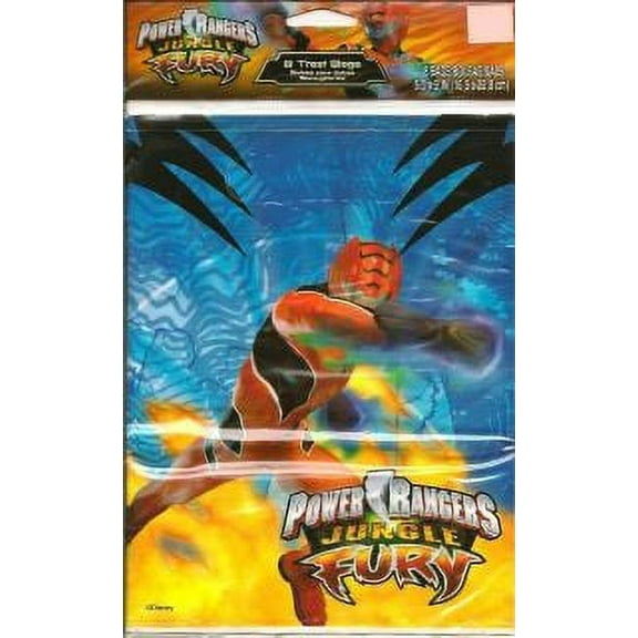 Power Rangers Jungle Fury 8 Treat Bags