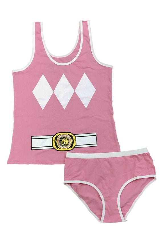 Junior Womens Pink Underoos Underwear Tank Top Shirt & Panty