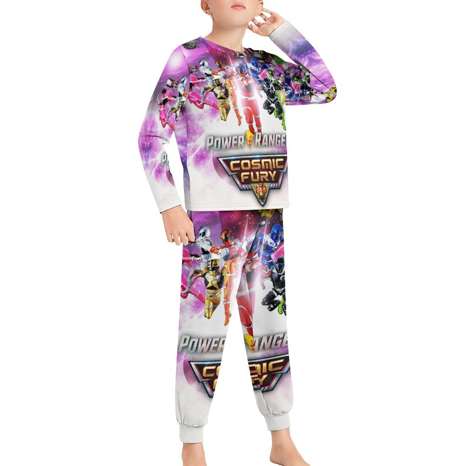 Power Rangers Kids Pajamas 2 Piece Pjs Set Little Big Boys Girls ...