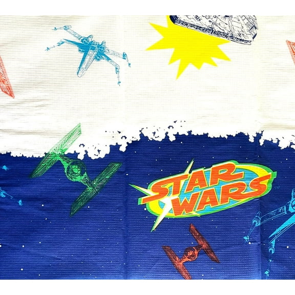 Star Wars Ships & Fighters Disposable Party Table Cover - 54" X 89.25"