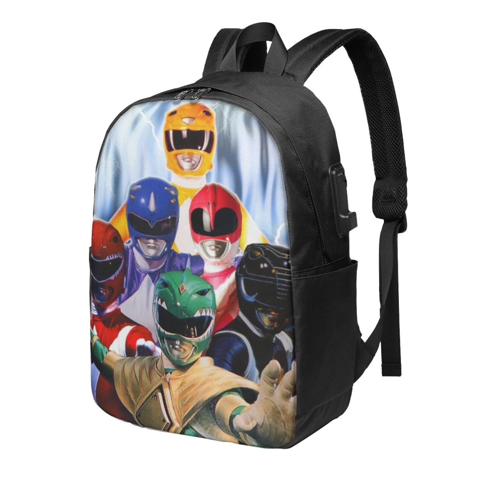 Power Rangers Laptop Backpack With Usb Charging Port 17 Inch Daypack ...