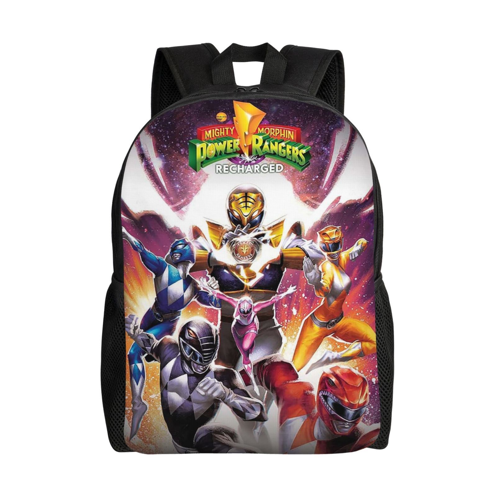 Power Rangers Large Backpack Lightweight Laptop Bag Daypack Bookbag ...
