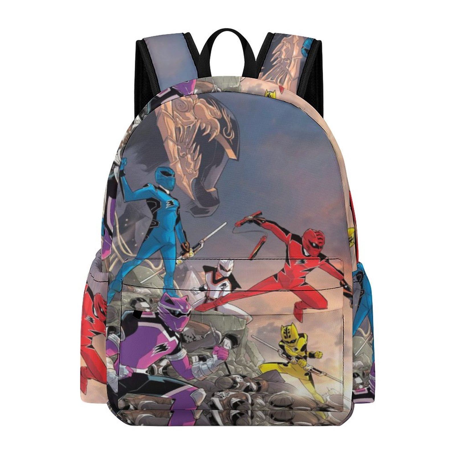 Power Rangers Leisure Backpack 3D Printing Cute School Backpacks Outing ...