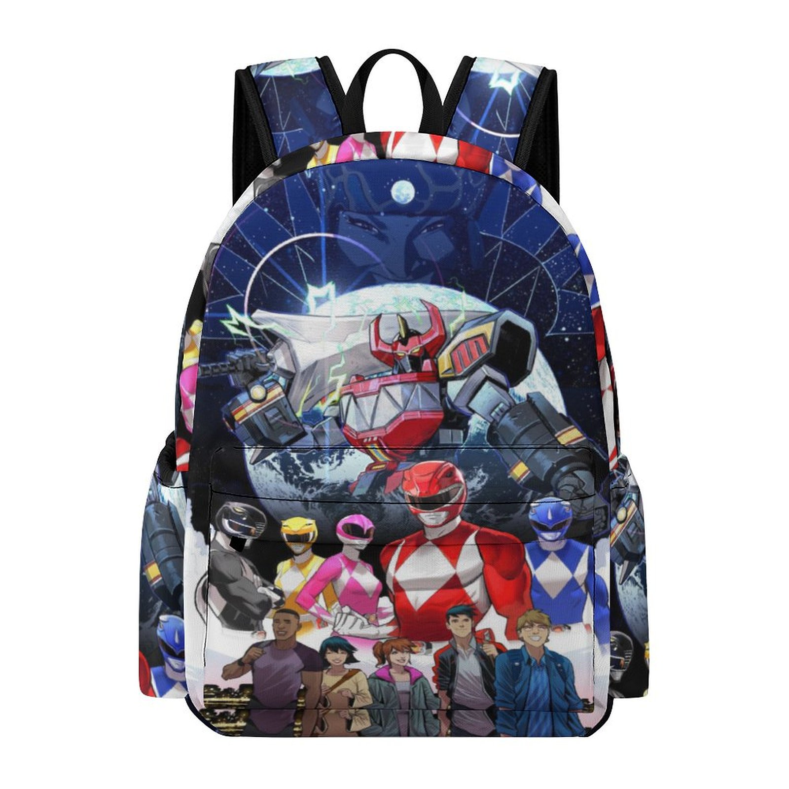 Power Rangers Leisure Backpack 3D Printing Cute School Backpacks Outing ...