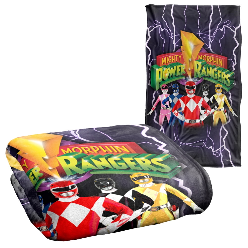 Power Rangers Movie Rug Power Rangers Super Soft Throw Blanket 36' x 58' - Bedding Room Decor ...