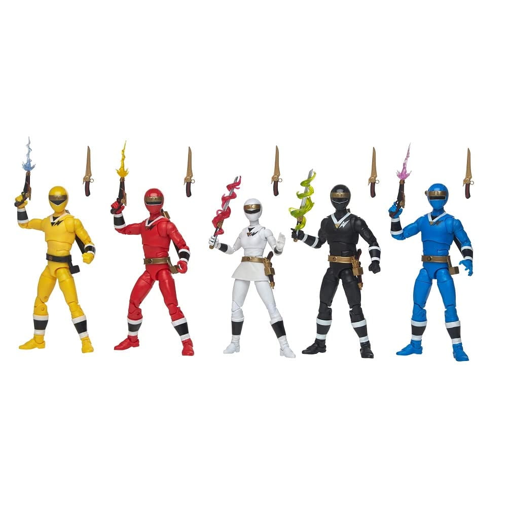 Power Rangers Lightning Collection 5-Pack Alien Rangers of Aquitar 6-inch Action Figures, Toys Kids Ages 4 and Up ( Exclusive)