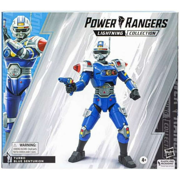 Hasbro F8205 Power Rangers Lightning Collection Turbo Blue Senturion 6.6 inch Action Figure