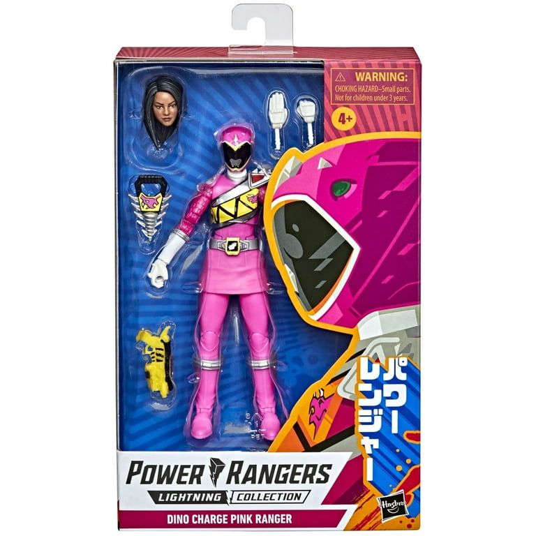 Power Rangers Lightning Collection Dino Charge Pink Ranger Action Figure Pop Art Packaging