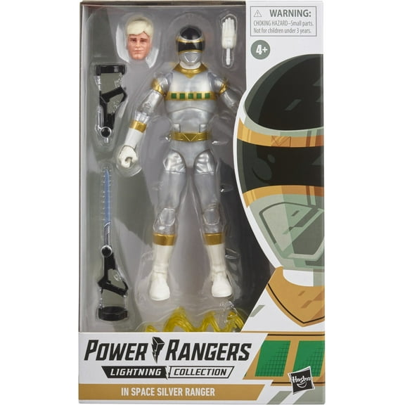 Power Rangers Lightning Collection In Space Silver Ranger Figure 2021 Hasbro
