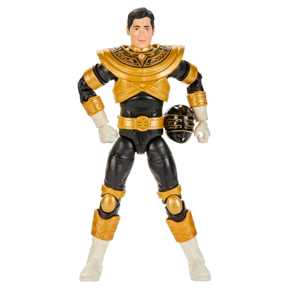Power Rangers Lightning Collection Zeo Gold Ranger Action Figure, Plastic Multicolor, 0.423 lb