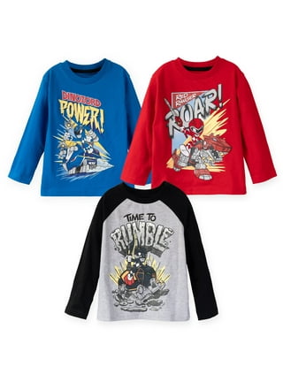 Power Rangers Ranger Overload Unisex Adult Front Only Sublimated T Shirt for Men and Women : Clothing, Shoes & Jewelry