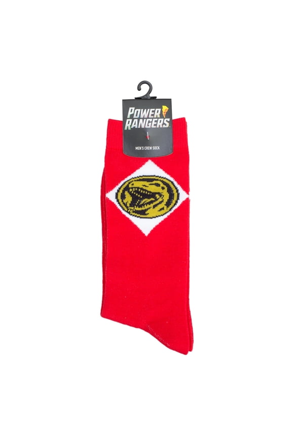 Power Rangers Logo Halloween Costume Crew Socks