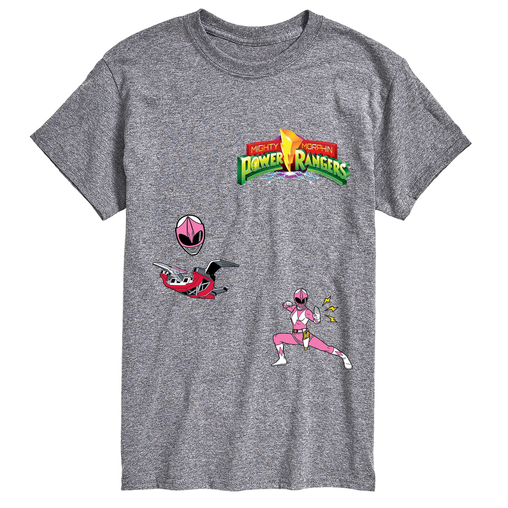 Power Rangers - Logo Icons Men's Short Sleeve Graphic T-Shirt - Walmart.com