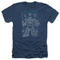 thumbnail image 1 of Power Rangers - Mega Plans - Heather Short Sleeve Shirt - XXX-Large, 1 of 2