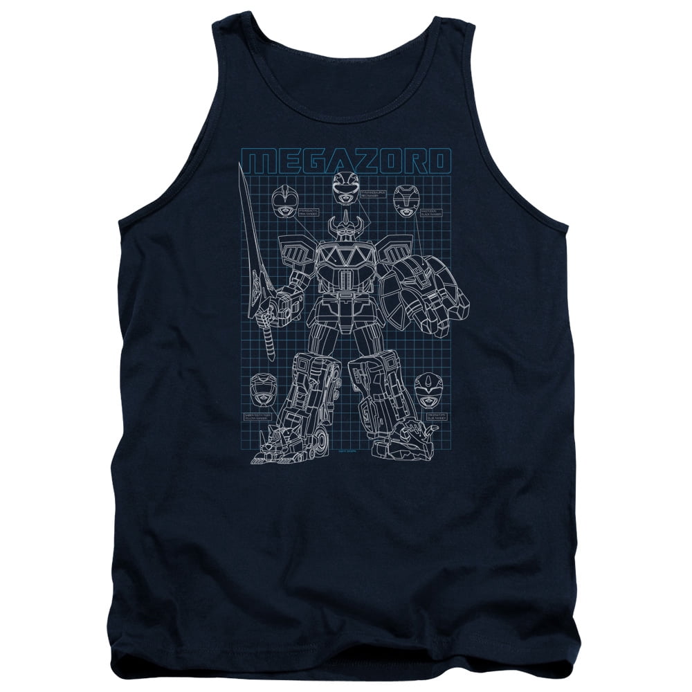 Power Rangers - Mega Plans - Tank Top - Large - Walmart.com