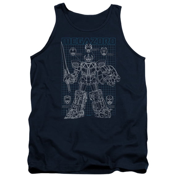 Power Rangers - Mega Plans - Tank Top - Large