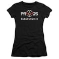 thumbnail image 1 of Power Rangers Megazord 25 Junior Women's T-Shirt Sheer Black, 1 of 1