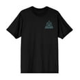 thumbnail image 1 of Power Rangers Megazord Line Art Adult Black Crew Neck Short Sleeve T-shirt-XS, 1 of 4