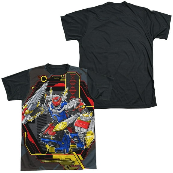 Power Rangers Megazord Unisex Adult Halloween Costume Sublimated T Shirt
