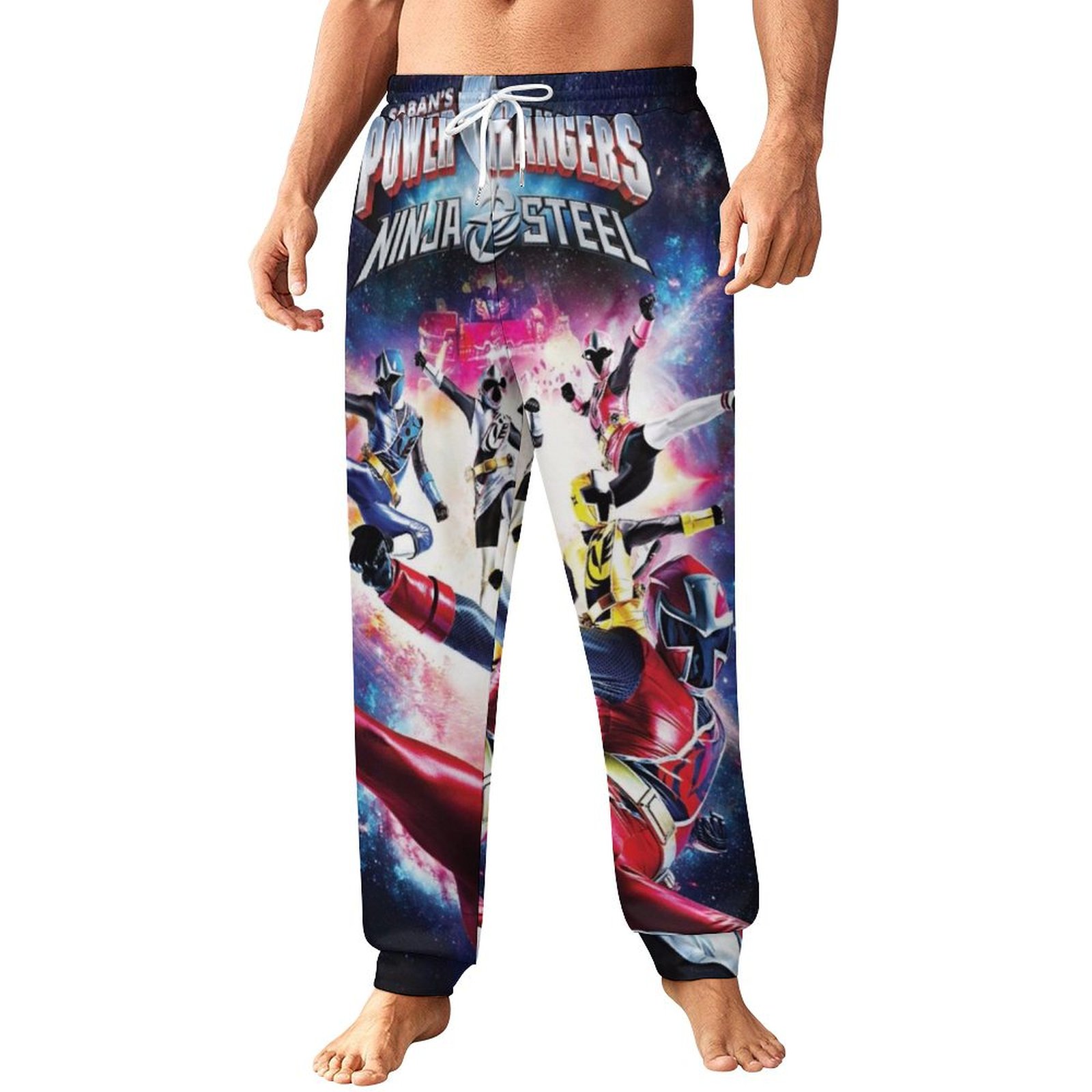 Power Ranger Pants Power Rangers Men's Athletic Joggers Stretch Sweatpants Running Workout ...