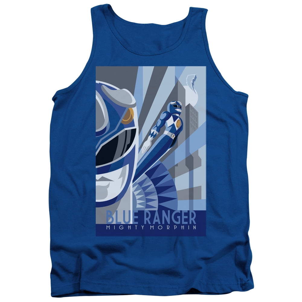 Power Rangers Men's Blue Ranger Deco Mens Tank Blue - Walmart.com