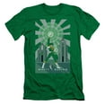 thumbnail image 1 of Power Rangers Men's  Green Ranger Deco Slim Fit T-shirt Green, 1 of 2