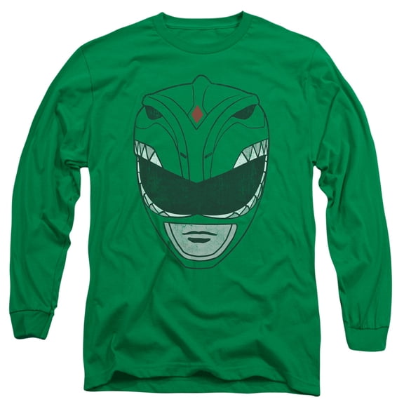 Power Rangers Men's Green Ranger Long Sleeve Medium Green
