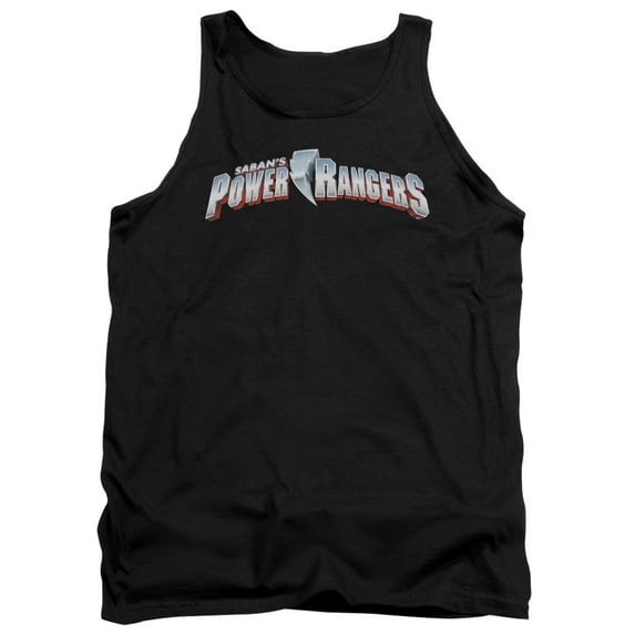 Power Rangers Men's New Logo Mens Tank Black
