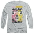 thumbnail image 1 of Power Rangers Men's  Pink & Yellow Deco Long Sleeve Silver, 1 of 2