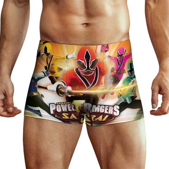 Power Rangers Men's Underwear Boxer Briefs Breathable Stretch Underwear for Mens Boys