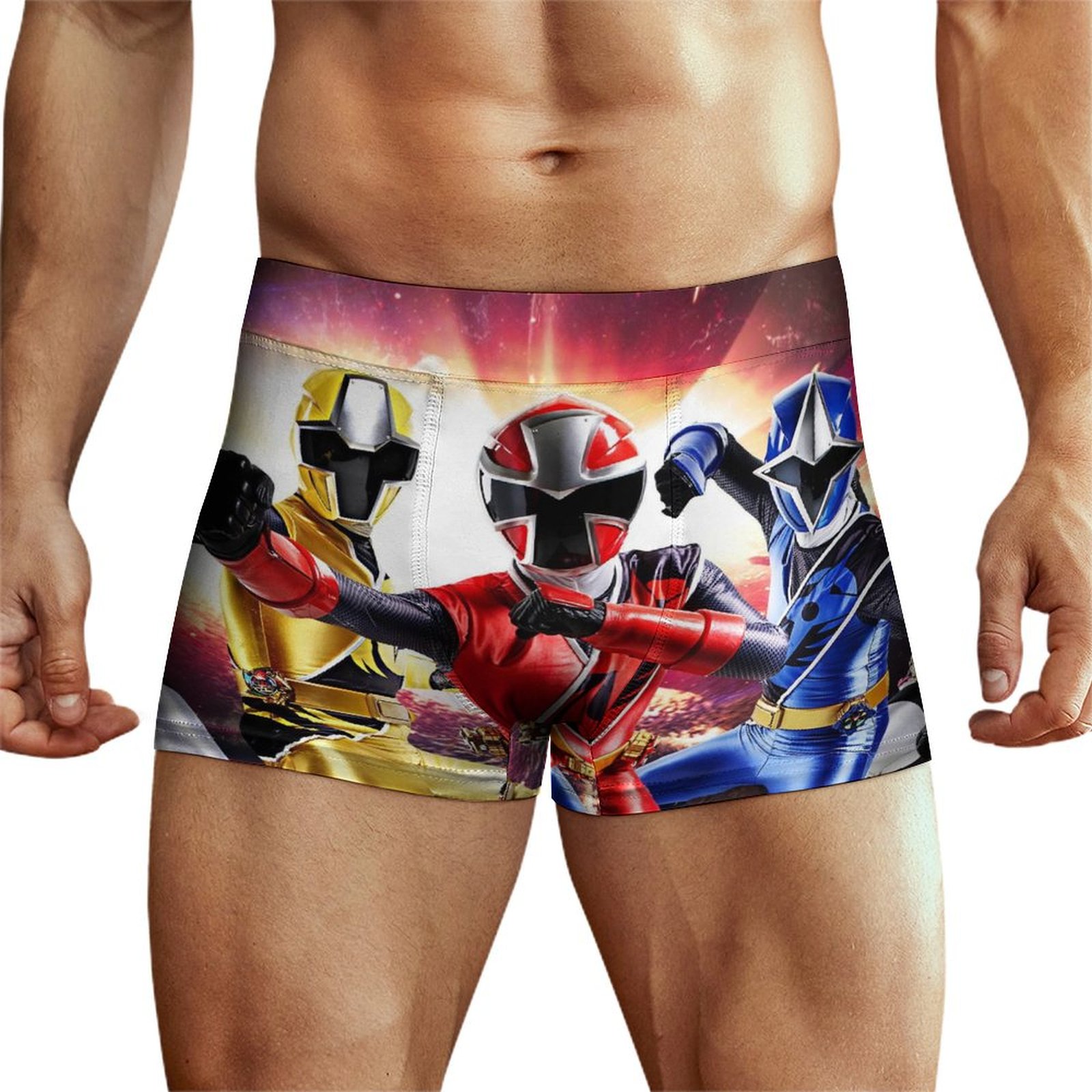Power Rangers Men's Underwear Boxer Briefs Breathable Stretch Underwear ...