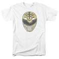 thumbnail image 1 of Power Rangers Men's White Ranger Mask T-shirt XXXX-Large White, 1 of 2