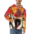 thumbnail image 1 of Power Rangers Mens Active Sweatshirts Cozy Hoodie 3d Graphic Sweater Casual Winter Clothes Tops Coat Medium, 1 of 7